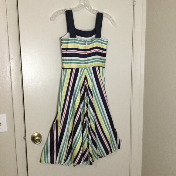 Boden Colorful Striped Andrea Midi Dress - Picture 5 of 10